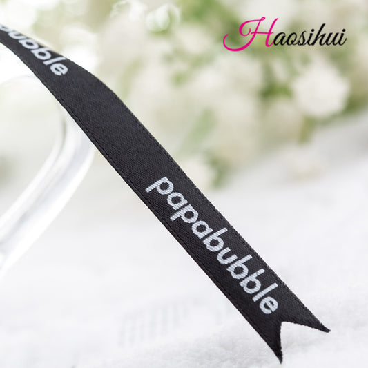 3/8''(10mm) Free design New arrival Custom Logo DIY satin ribbon Wedding & Personalized packing and customized logo ribbon