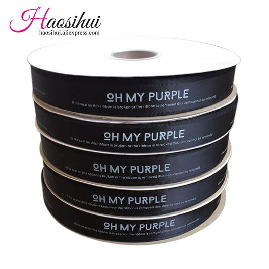 Free design 3/4''(19mm) wholesale ribbon Custom Logo DIY Printing satin ribbon Wedding & Personalized Logo brand 100yards/lot