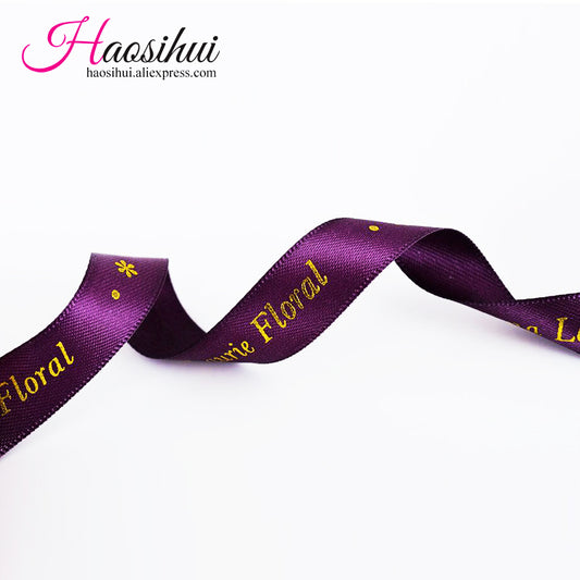 2-1/2''(64mm) wholesale personalized wedding ribbon for favors and design your own ribbon for party 100yards/lot