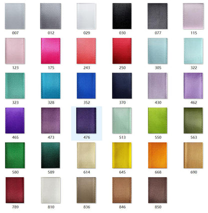 haosihui Ribbon Single Face Satin Ribbon Black And White Ribbon Wholesale 6MM~39MM 100Yards/Roll