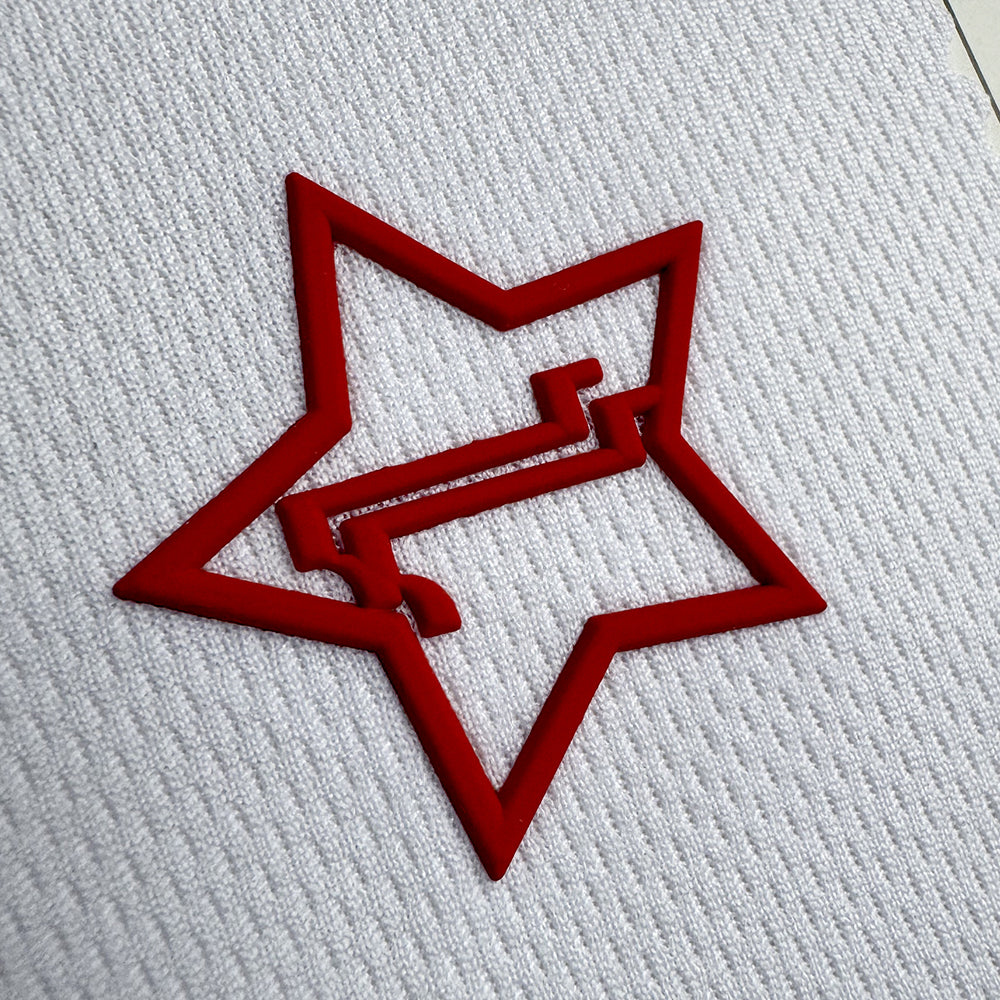 Transfer One Color Thick Label 3D Silicone Hot Stamping Soft Label Fabric Chest Label Custom Logo Branding Logo Printing