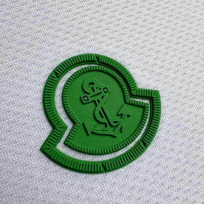 Transfer One Color Thick Label 3D Silicone Hot Stamping Soft Label Fabric Chest Label Custom Logo Branding Logo Printing