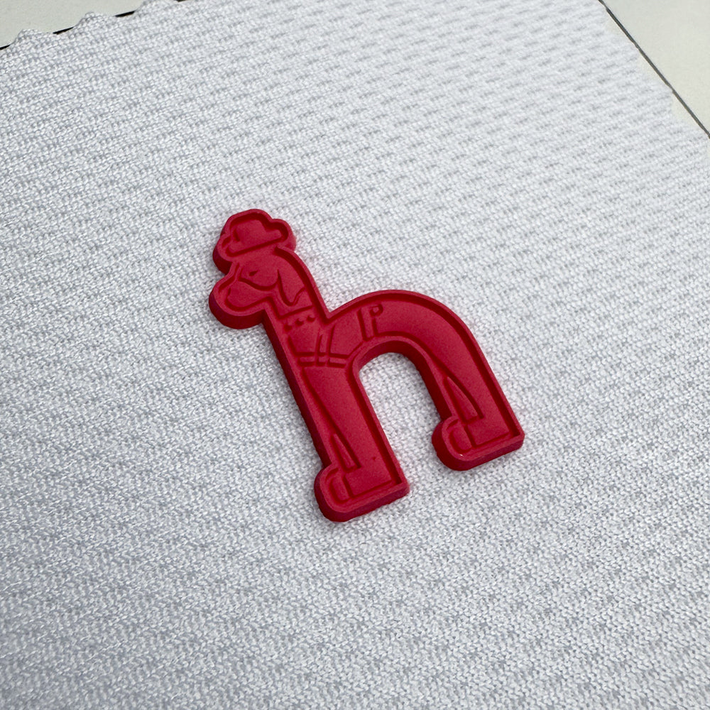 Transfer One Color Thick Label 3D Silicone Hot Stamping Soft Label Fabric Chest Label Custom Logo Branding Logo Printing