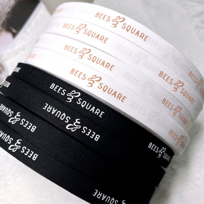 10mm-50mm Custom Cotton Ribbon Print Logo Handmade For Wedding Christmas Decoration DIY Sewing Fabric 100 Yards/Roll