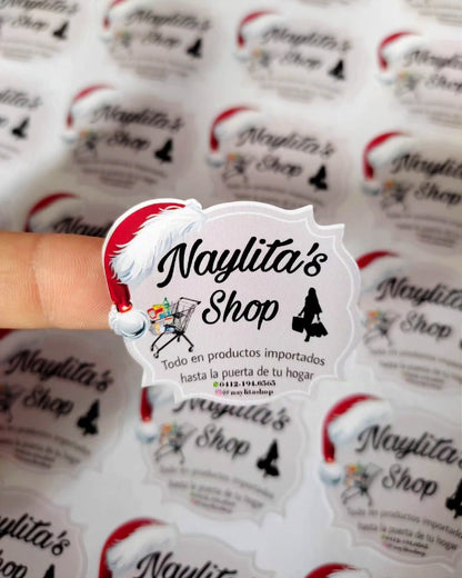 Haosihui Custom Stickers, Image or Text- Vinyl Custom Labels Stickers Personalized - Waterproof, Dishwasher Safe, Fade Resistant, UV Protected Business Labels