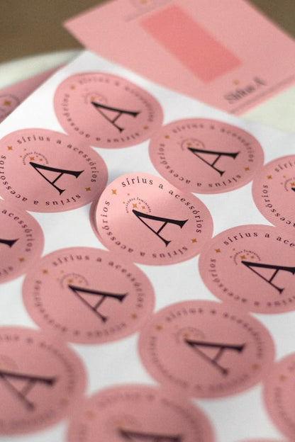 Haosihui Custom Stickers, Image or Text- Vinyl Custom Labels Stickers Personalized - Waterproof, Dishwasher Safe, Fade Resistant, UV Protected Business Labels