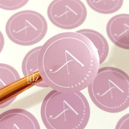 Haosihui Custom Stickers, Image or Text- Vinyl Custom Labels Stickers Personalized - Waterproof, Dishwasher Safe, Fade Resistant, UV Protected Business Labels