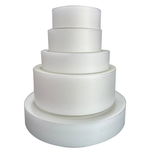 TPU Stretchable Water-Repellent Blank Ribbon, semi-Transparent Frosted Base, 2-5 cm Wide, Soft, Printable Parameter Washable Label, Bouquet Decoration Material.