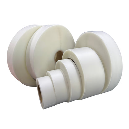 TPU Stretchable Water-Repellent Blank Ribbon, semi-Transparent Frosted Base, 2-5 cm Wide, Soft, Printable Parameter Washable Label, Bouquet Decoration Material.