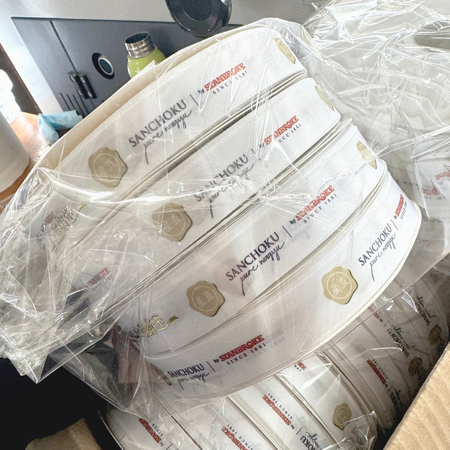 100Yards Satin Ribbons for Custom Logos, Business Custom Ribbon, Corporate Image Ribbon