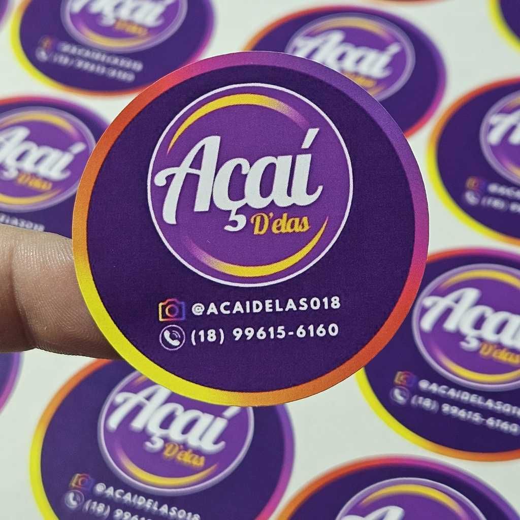 Haosihui Custom Stickers, Image or Text- Vinyl Custom Labels Stickers Personalized - Waterproof, Dishwasher Safe, Fade Resistant, UV Protected Business Labels