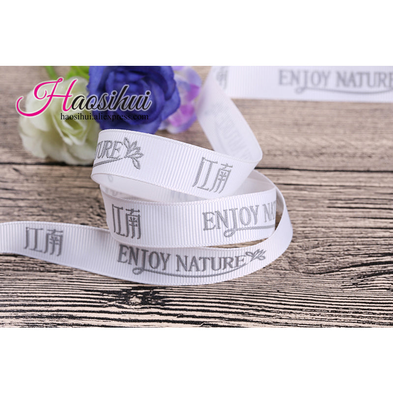 2''(51mm) unique personalized wedding favors ribbon for car baby shower ribbons printed your own information on ribbon 100yards