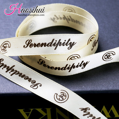 2''(51mm) New Arrival Personalized ribbon polyester private logo printed gift Christmas decoration ribbons 100yards/lot