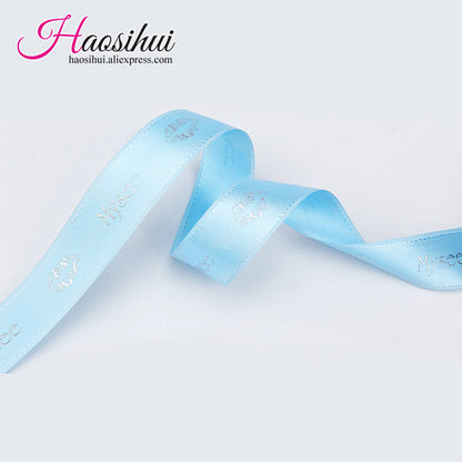 1''(26mm) wholesale wedding favors custom christmas ribbons gift packaging grosgrain ribbon 100yards/lot