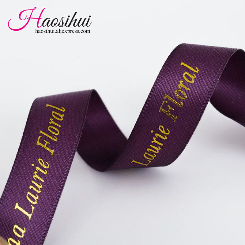 3''(75mm) wholesale personalized wedding ribbon for favors and personalized ribbon for baby shower favors 100yards/lot