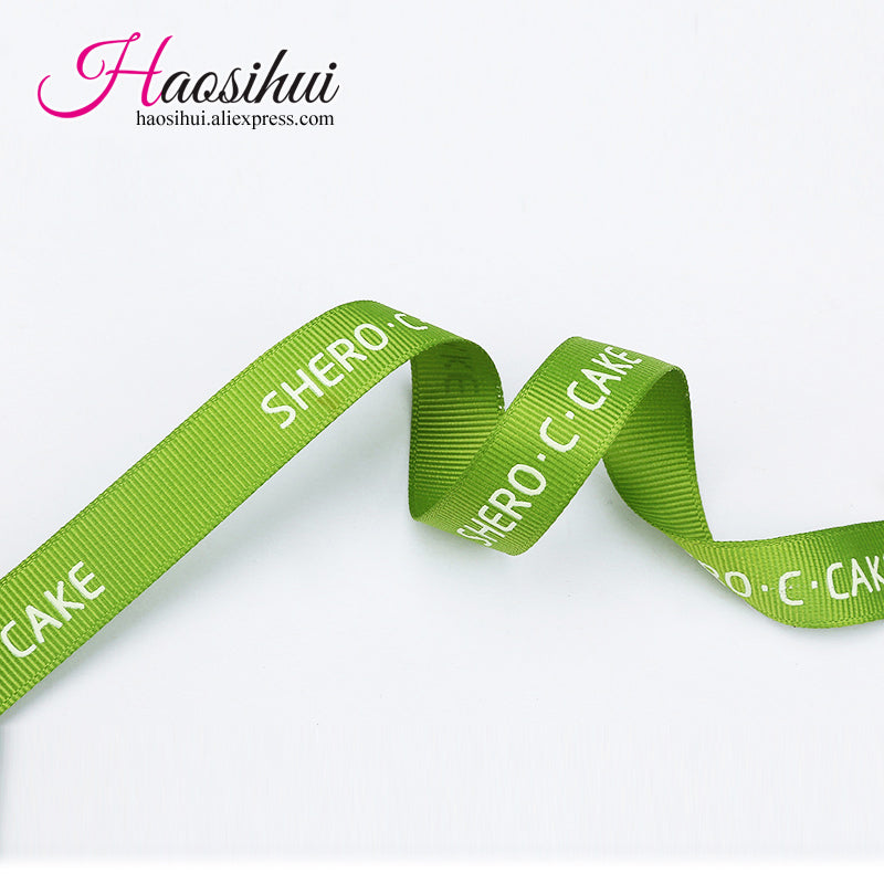 3/8''(10mm) cheap ribbon for bows perssoalized design ribbon for bridal shower and decoration packaging 100yards/lot