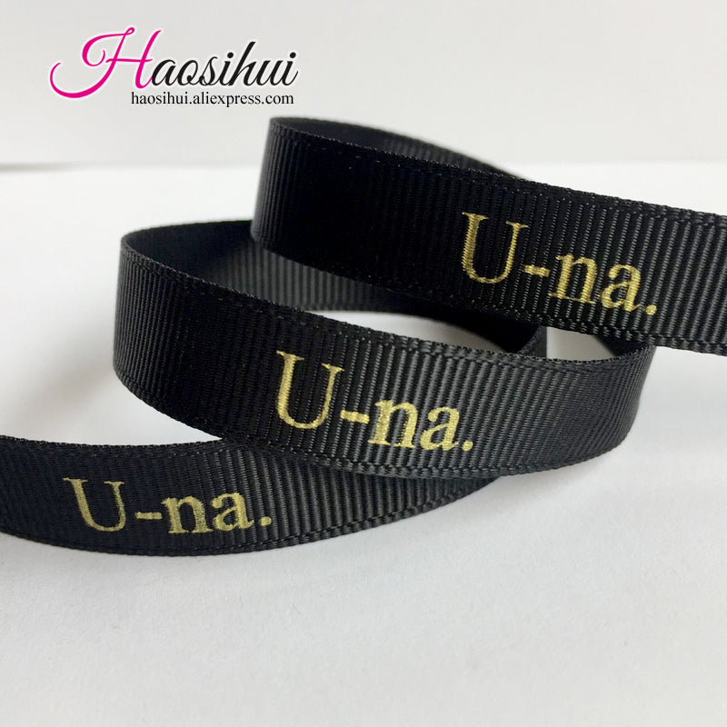 Free design 3/4''(19mm) grosgrain ribbon printed brand logo discount wedding favors for personalized wedding favors 100yards/lot