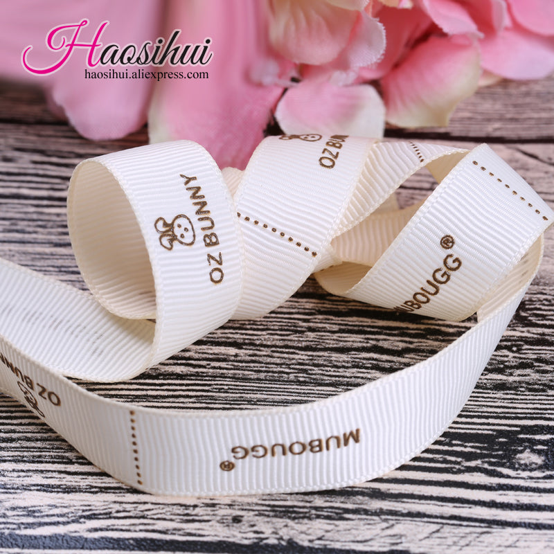 1/2''(13mm) customized and ribbon for bows perssoalized design ribbon for bridal shower and decoration packaging 100yards/lot