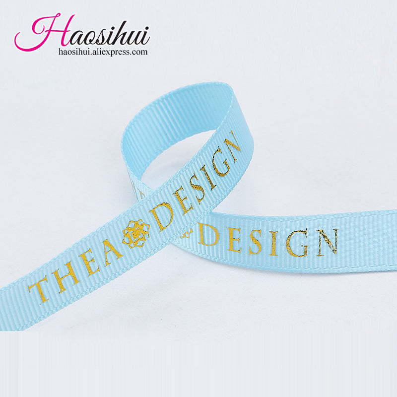 3/4''(19mm) personalized ribbon with names on it for a wedding brand ribbon with a your own logo baby shower 100yards/lot