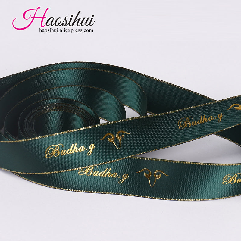 1-1/2''(39mm) custom wire edge ribbon wedding favors and gifts printing your logo event car decoration and candy boxes